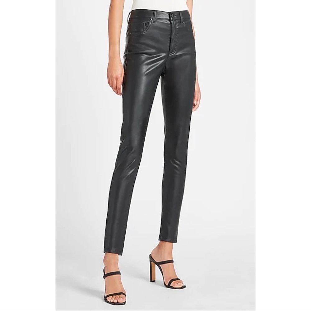 Express faux leather pants